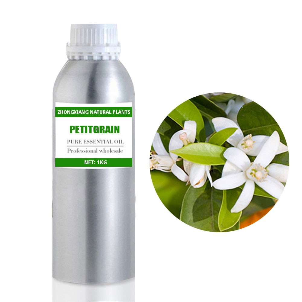 100% pure and natural therapeutic grade petitgrain essential oil orange leaf for skin care