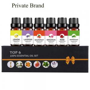 Essential oil 100% Pure Essential Oil Gift Set 6/10ml Aromatherapy Gift Set Private Label OEM