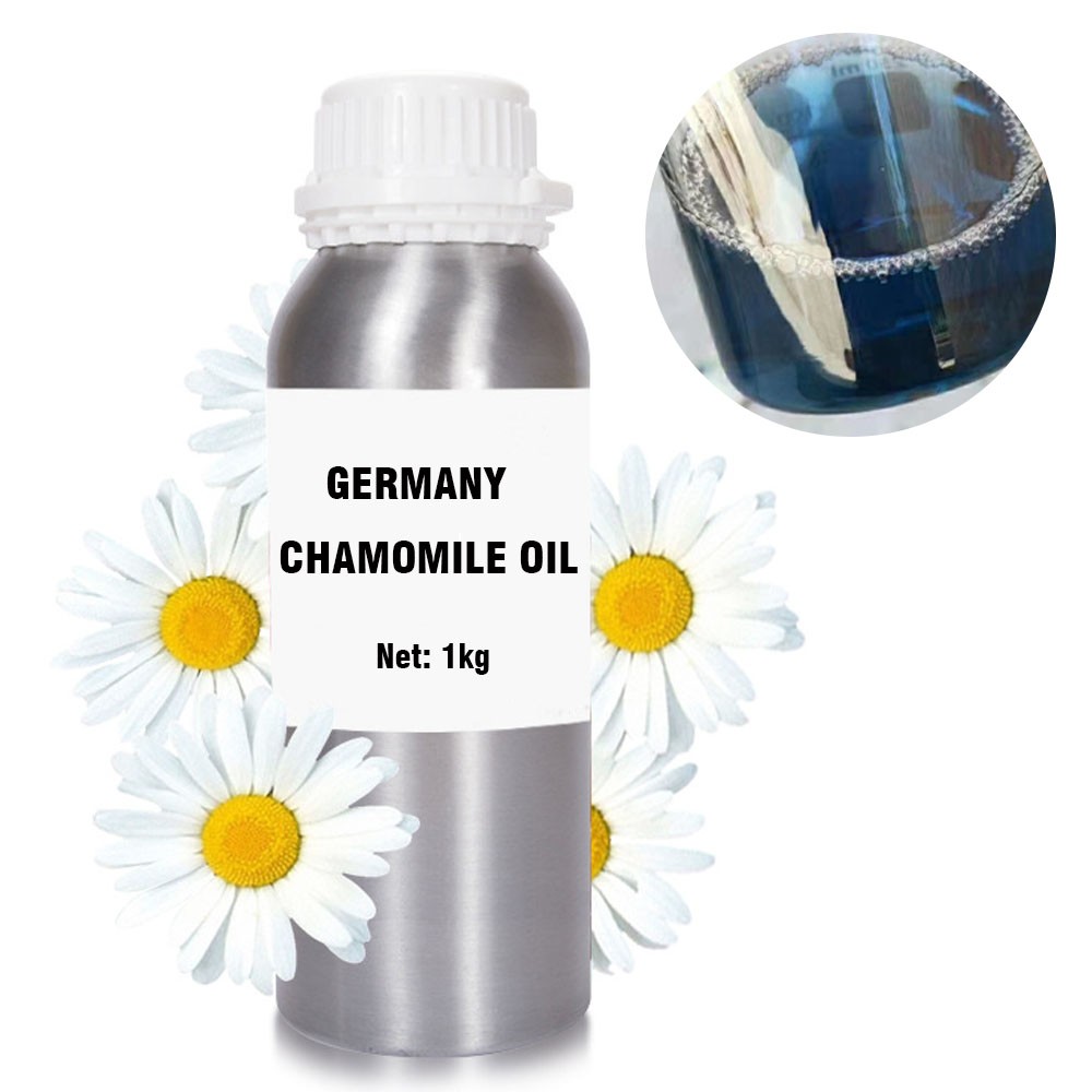 Factory supply high quality German blue chamomile essential oil for wholesale
