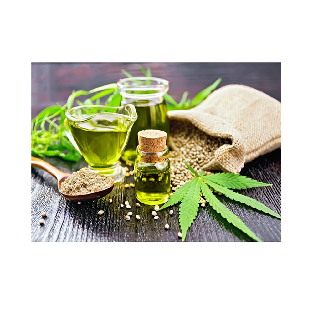 Supply Spot Pure Natural Hemp Seed Oil Cold Pressing Primary Pressing Hemp Oil Support OEM 